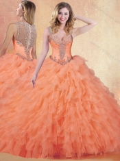 Perfect Ball Gown Straps Quinceanera Dresses with Ruffles and Appli