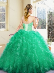 Pretty Ball Gown Quinceanera Dresses with Ruffles for Fall