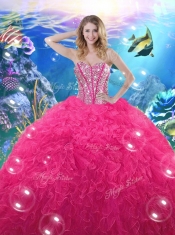Pretty Ball Gown Sweetheart Detachable Quinceanera Dresses with Beading
