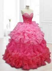Beautiful Ball Gown Quinceanera Dresses with Beading and Ruffles