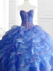 Beautiful Ball Gown Quinceanera Dresses with Beading and Ruffles
