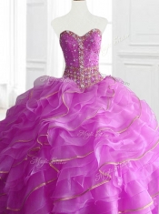 Beautiful Ball Gown Quinceanera Dresses with Beading and Ruffles