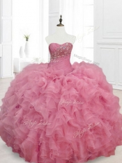 Beautiful  Ball Gown Sweetheart Quinceanera Dresses with Beading