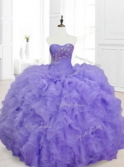Beautiful  Ball Gown Sweetheart Quinceanera Dresses with Beading