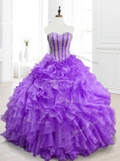 Beautiful Ball Gown Sweetheart Quinceanera Dresses with Beading