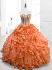Beautiful Ball Gown Sweetheart Quinceanera Dresses with Beading