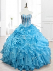 Beautiful Ball Gown Sweetheart Quinceanera Dresses with Beading