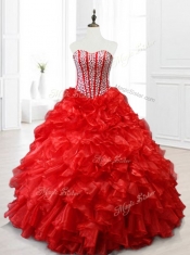 Beautiful Ball Gown Sweetheart Quinceanera Dresses with Beading