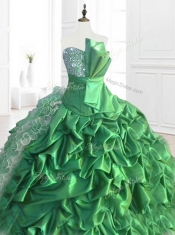 Beautiful Sequins and Ruffles Quinceanera Dresses with Pick Ups