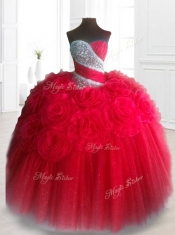 Beautiful Sweetheart Quinceanera Dresses with Beading and Hand Made Flowers