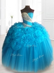 Beautiful Sweetheart Quinceanera Dresses with Beading and Hand Made Flowers