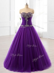 Lovely A Line Sweetheart Quinceanera Dresses with Beading for 2016