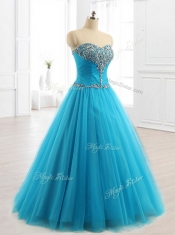 Lovely A Line Sweetheart Quinceanera Dresses with Beading for 2016