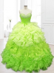 New Arrivals Ball Gown Sweet 16 Dresses with Beading and Ruffles