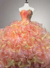 New Arrivals Multi Color Quinceanera Dresses with Beading and Ruffles