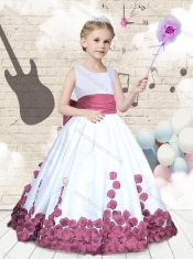 2016 Hot Sale Scoop Long Mini Quinceanera Dresses with Bowknot