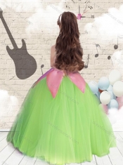 Cheap Scoop Ball Gown Multi Color Flower Adorable Little Girl Pageant Dresses