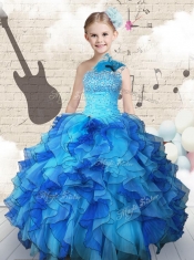 Elegant Beading and Ruffles Mini Quinceanera Dresses in Multi Color