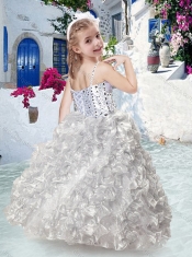 New Arrivals Spaghetti Straps Beading and Ruffles Little Girl Pageant Dresses