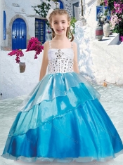 Beautiful Ball Gown Little Girl Pageant Dresses with Beading and Ruffles