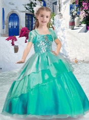 Beautiful Ball Gown Little Girl Pageant Dresses with Beading and Ruffles