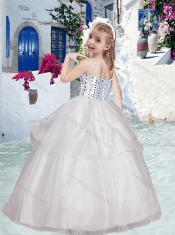 Sweet Ball Gown Little Girl Pageant Dresses with Appliques and Beading