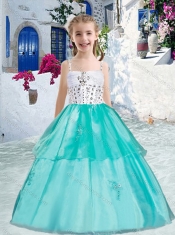 Sweet Ball Gown Little Girl Pageant Dresses with Appliques and Beading