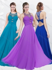 2016 Cheap Empire Criss Cross Beading Dama Dress