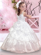 Exclusive Really Puffy V Neck Organza Mini Quinceanera Dresses with Beading