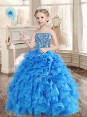 Customized Ball Gown Beaded Sweet 16 Gown and Sequined Short  Dama Dresses Ruffled Mini Quinceanera Dress