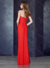 Discount2016  Sweetheart Belted and Ruched Prom Dress in Navy Blue