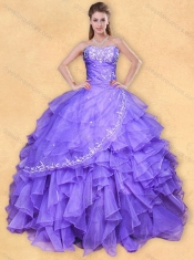 Big Puffy Applique Eggplant Purple Sweet 16 Dress in Organza Big Puffy Applique Eggplant Purple Sweet 16 Dress in Organza