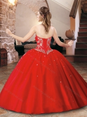 Best Selling Tulle Beaded Sweet 16 Dress in Purple for 2016