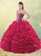 Cheap Exclusive Beaded and Bubble Purple Quinceanera Dress in Taffeta