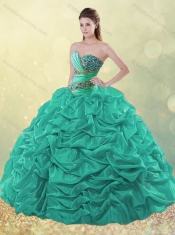 Cheap Exclusive Beaded and Bubble Purple Quinceanera Dress in Taffeta