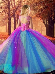 Discount Fashionable V Neck Quinceanera Dresses with Beading