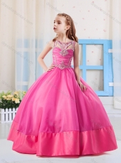 Fashionable Ball Gowns Scoop Mini Quinceanera Dress with Side Zipper