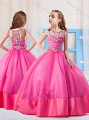 Fashionable Ball Gowns Scoop Mini Quinceanera Dress with Side Zipper