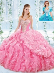 Best Selling Sweetheart 15th Birthday Dresses with Beaded Bodice and Ruffles