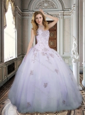 Best Selling Tulle Beaded and Applique Sweet Sixteen Dress in Lavender