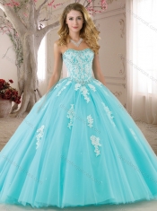 Classical Tulle Champagne Quinceanera Gown with Appliques and Beading