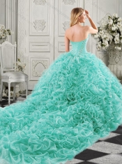 Discount Beaded Bodice and 15th Birthday Dresses with Chapel Train