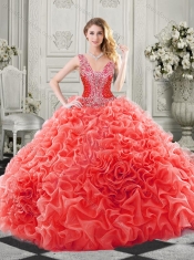 Latest Chapel Train Beaded and 15th Birthday Dresses with Detachable Straps