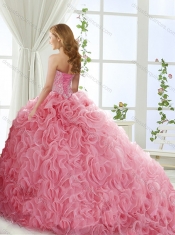 Cut Out Bust Beaded Detachable Quinceanera Gowns in Baby Blue