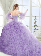 Exquisite Beaded Big Puffy Detachable Quinceanera Dresses with Brush Train