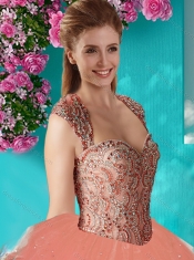 Fashionable Beaded and Applique 15th Birthday Dresses in Multi Color