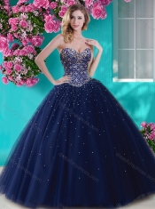 Artistic Big Puffy Tulle Sweet 16 Dress with Beading  and Rhinestone