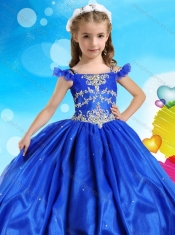 Modest Really Puffy Beaded Mini Quinceanera Dress with Off the Shoulder