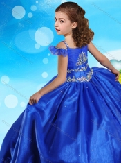 Modest Really Puffy Beaded Mini Quinceanera Dress with Off the Shoulder