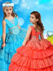 Polka Dot Sequined Mini Quinceanera Dress with Ruffled Layers and Beading